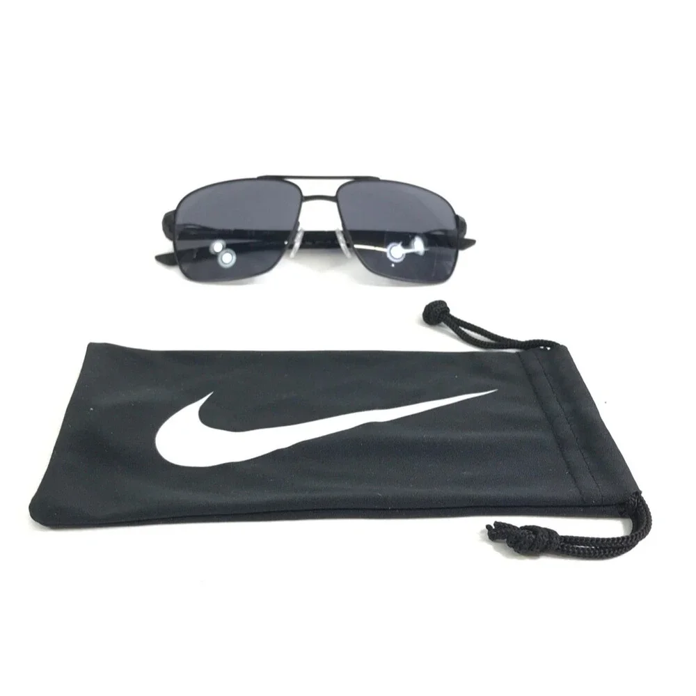 Nike Sunglasses CLUB PREMIER DQ0798 010 Satin Black Frames with Dark Gray Lenses